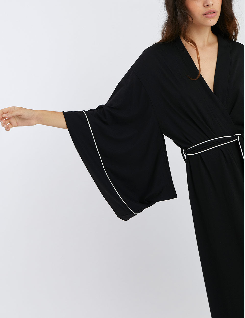 Kimono Maxi Black