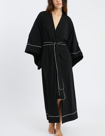 Kimono Maxi Black