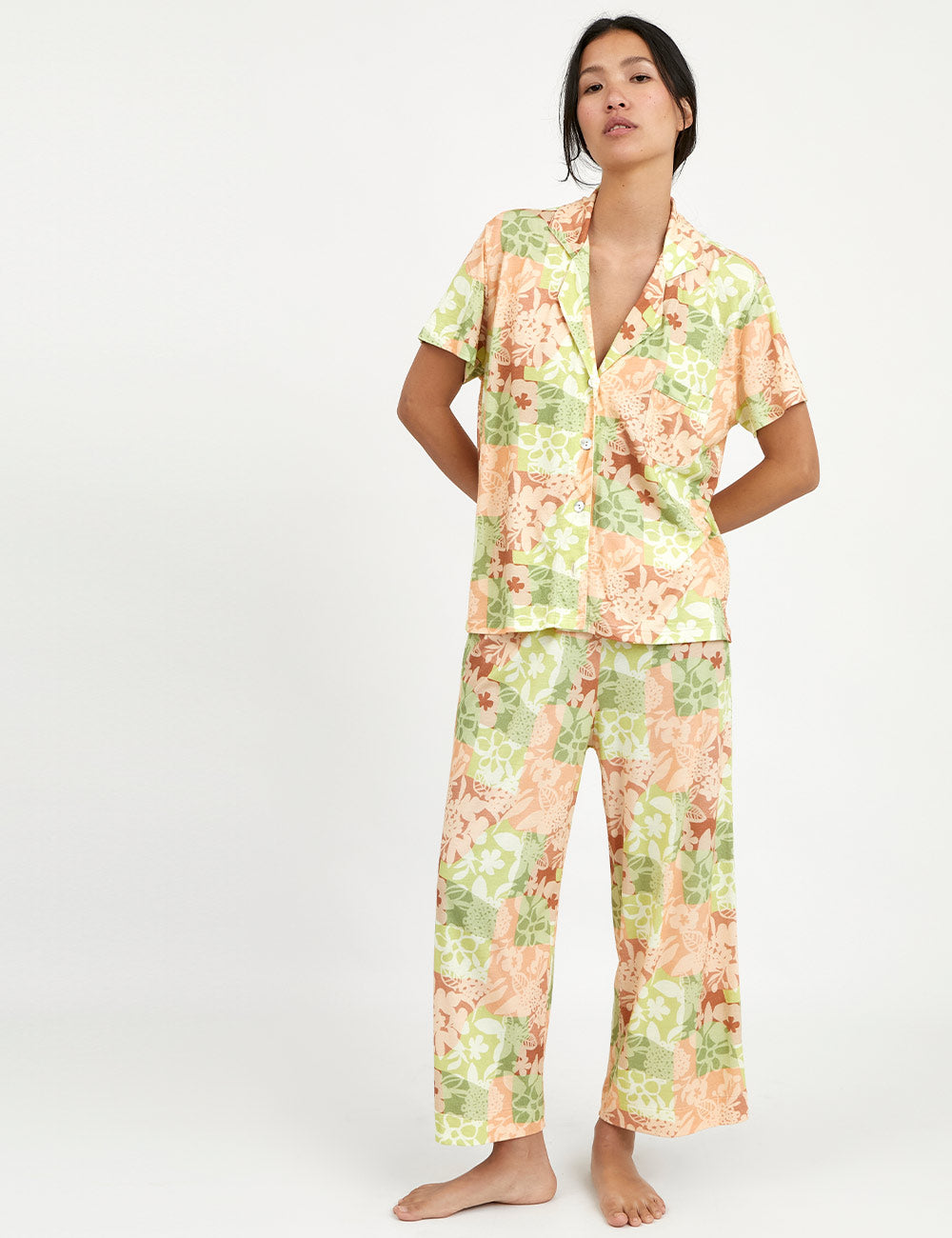 Boyfriend Agnes PJ Set Sunset Reef