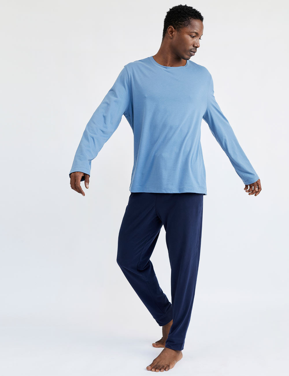 Crew Neck T-Shirt Bluesteel