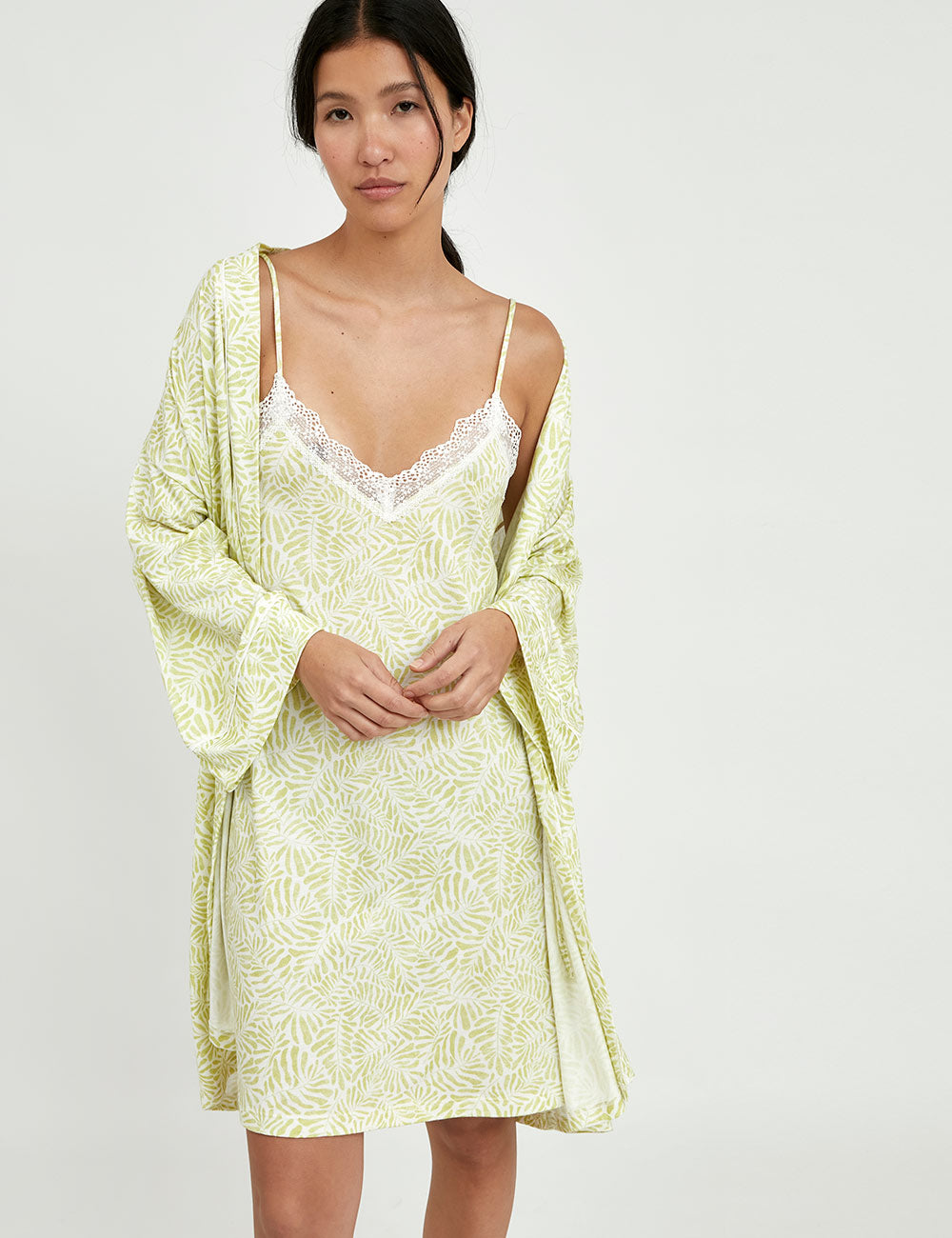 Classic Robe Citron Leaves