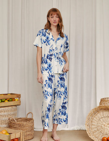 Boyfriend Agnes PJ Iris Blue