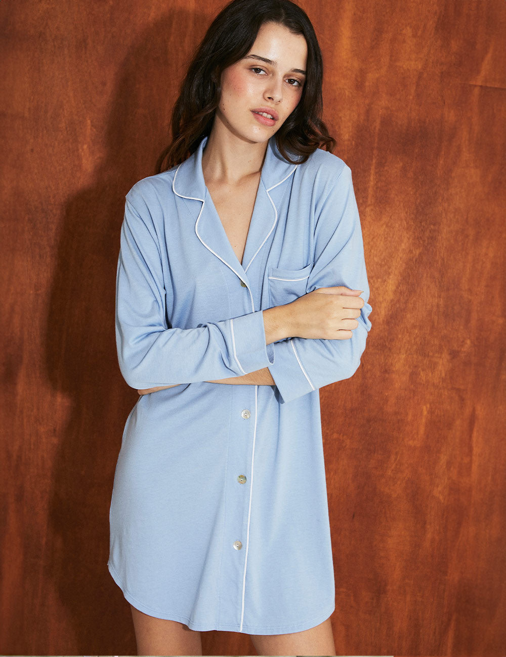 Boyfriend Cami Winter Sky