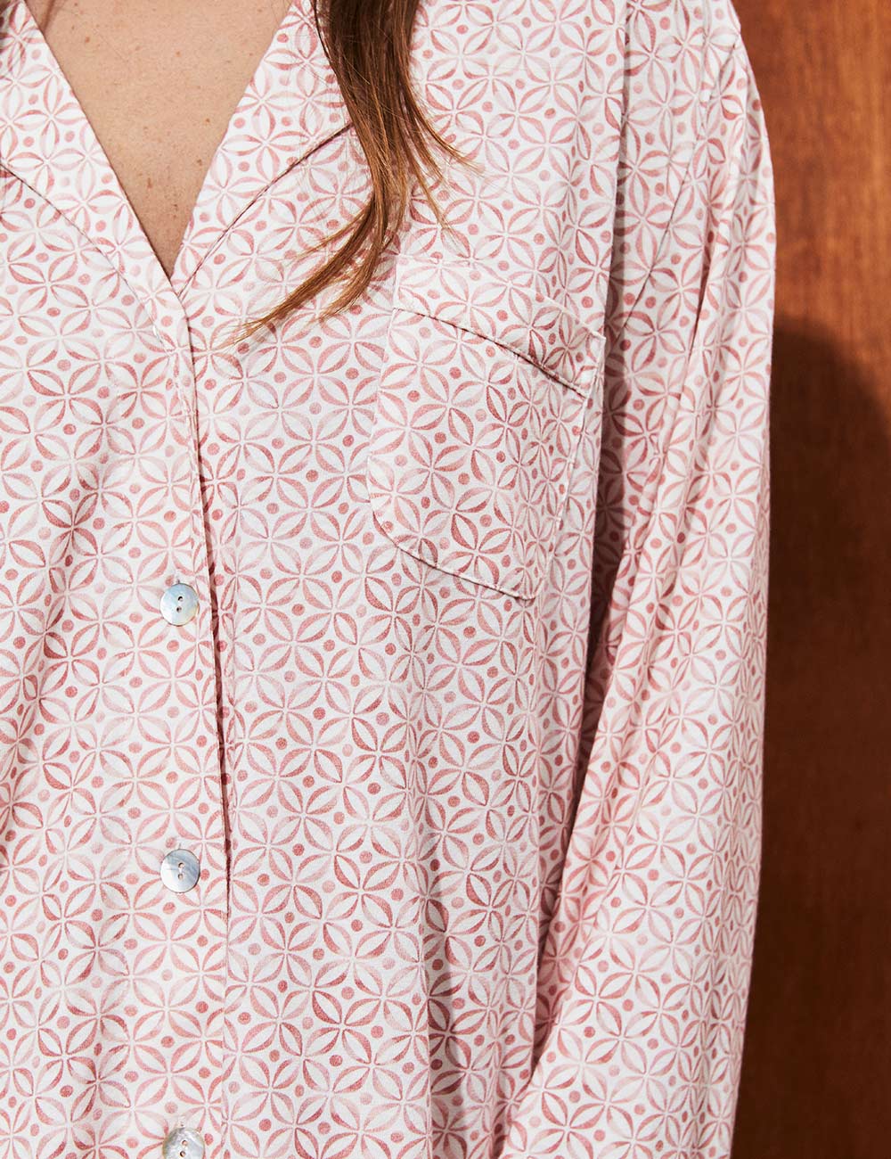 Boyfriend Agnes PJ Set Rose Orbit