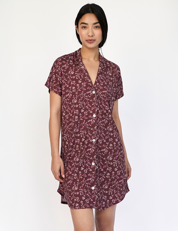 Boyfriend Agnes Cami Merlot Bloom