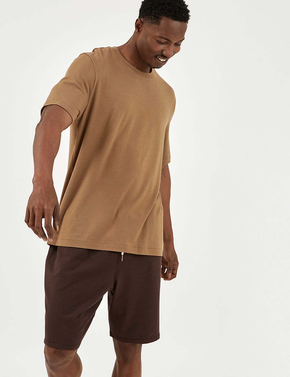 Crew Neck T-Shirt Wood