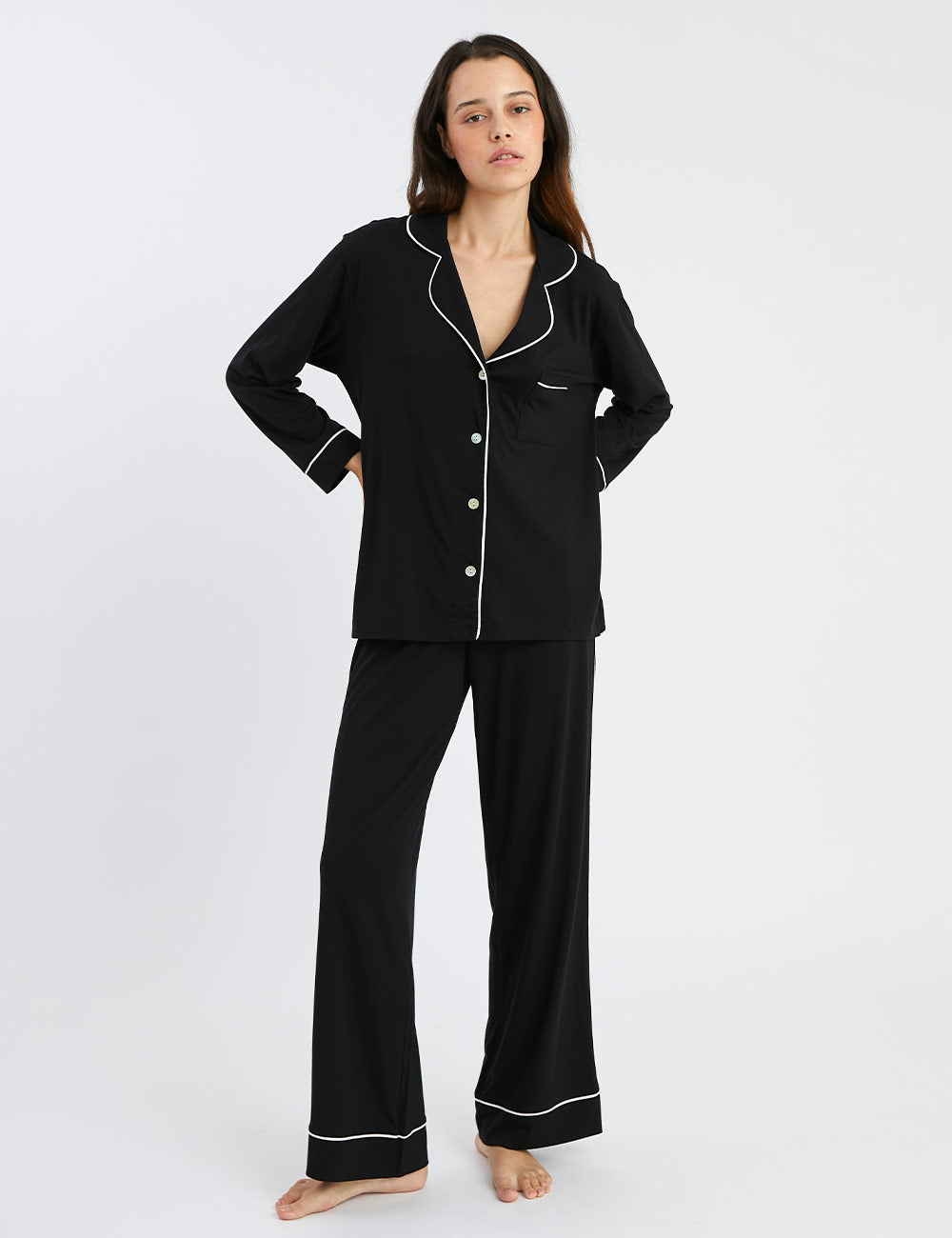 Boyfriend PJ Set Black