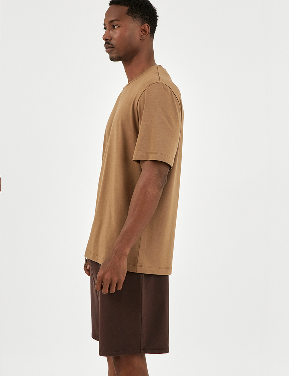Crew Neck T-Shirt Wood