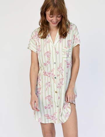 Boyfriend Cami Pink Stripes