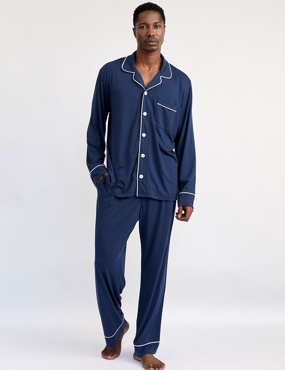 Men PJ Set Indigo