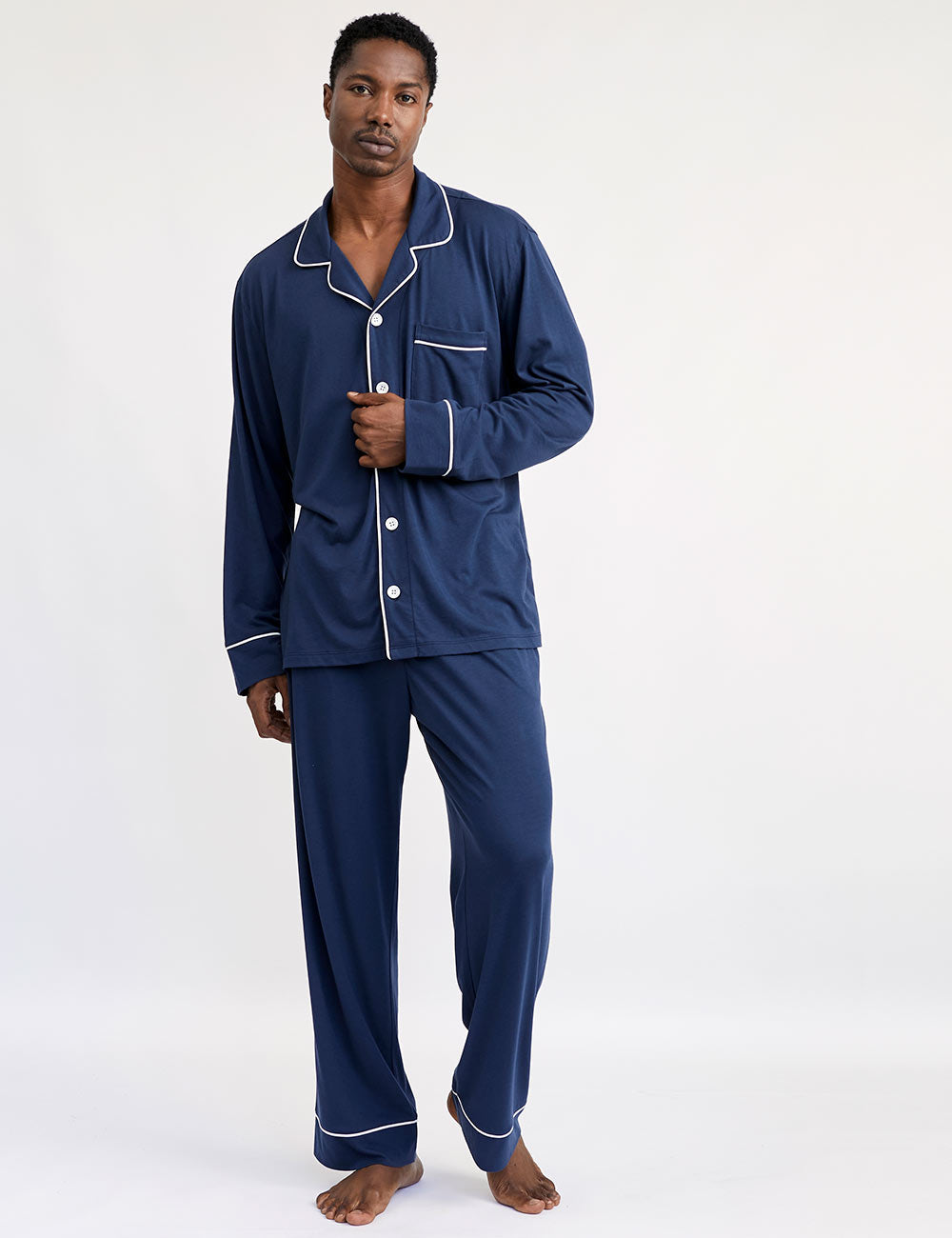 Men PJ Set Indigo