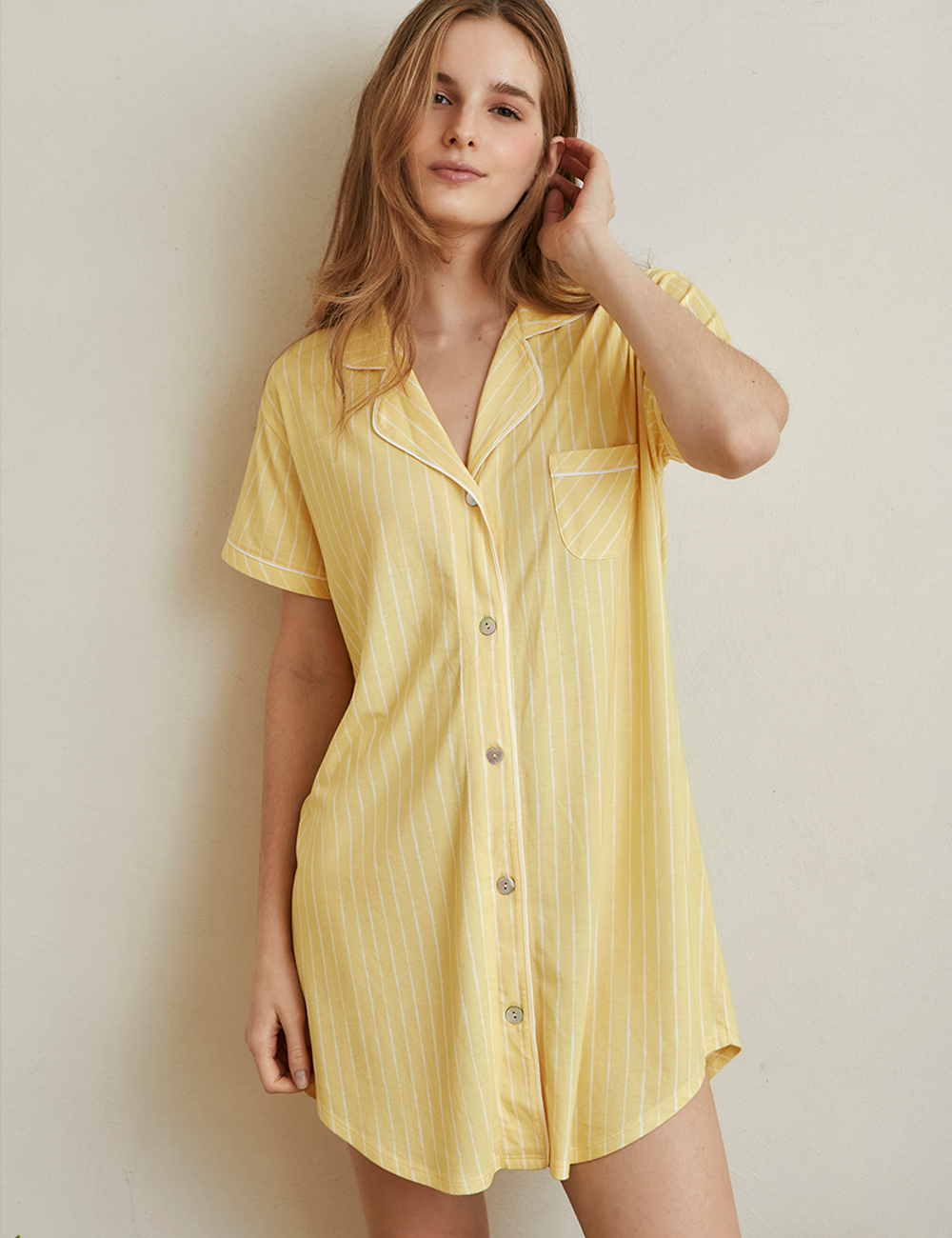 Boyfriend Cami Sunshine Stripes