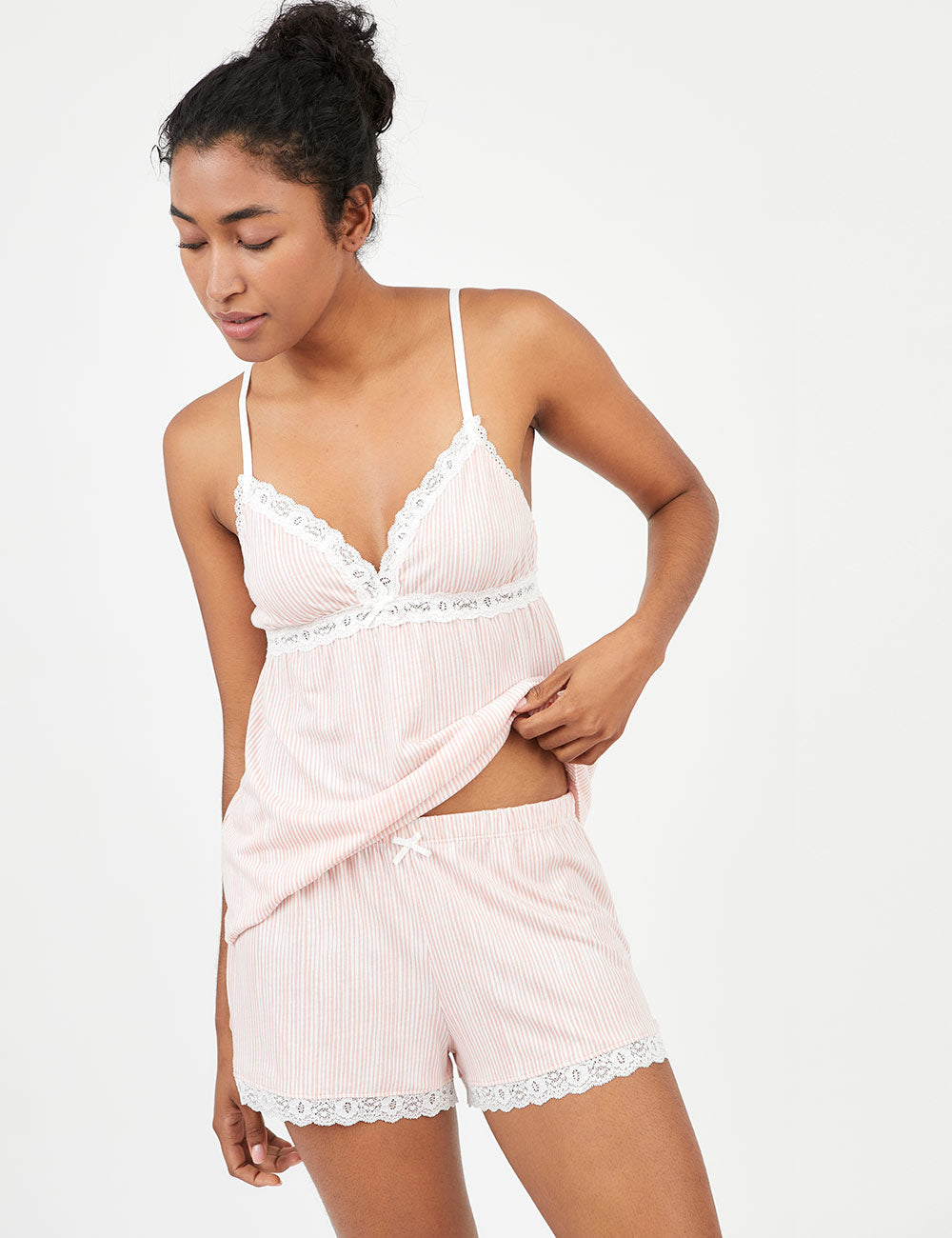 PJ Set Pink Stripes