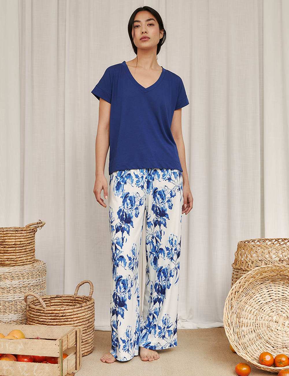 PJ Pant Iris Blue
