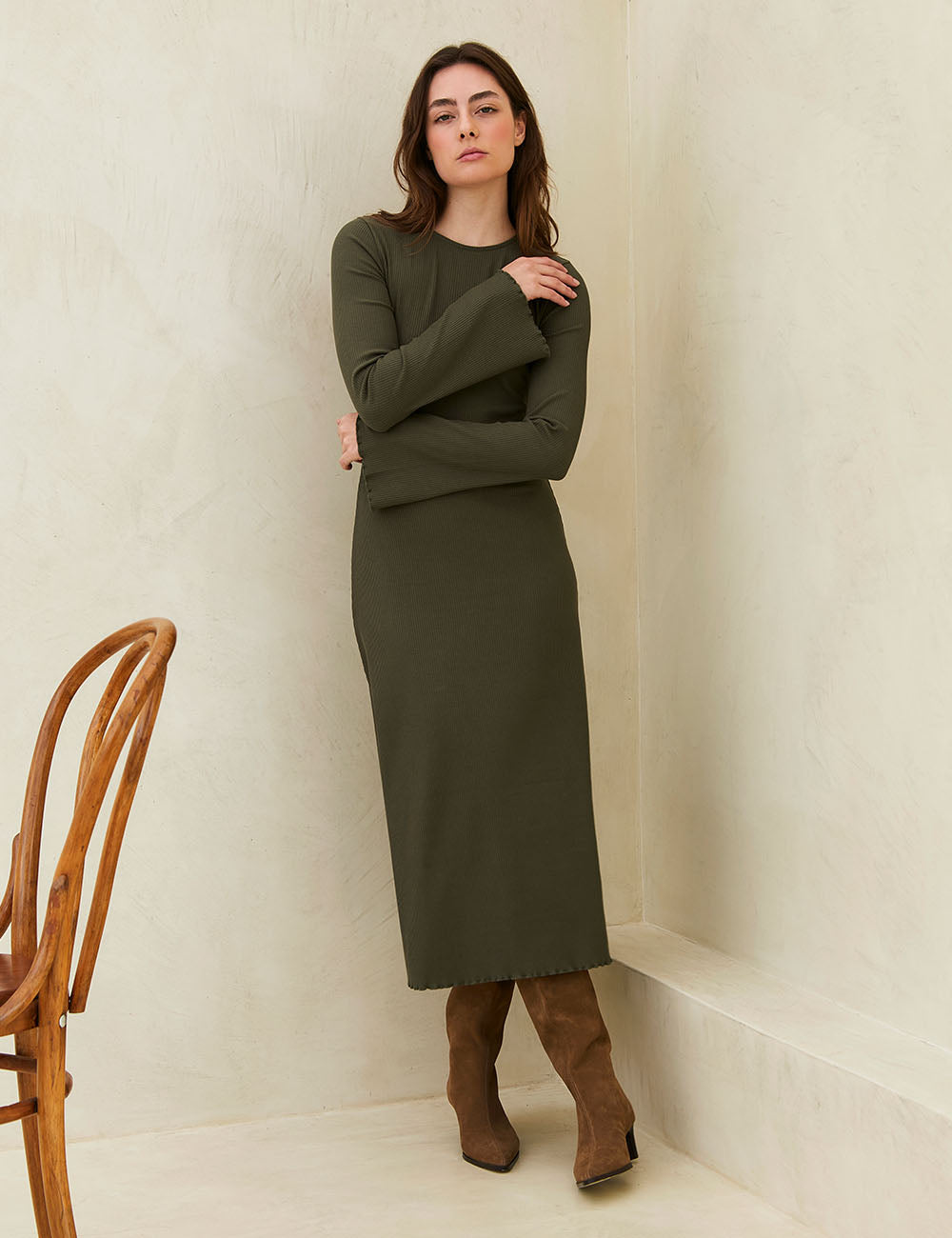 Amalia Dress Olive