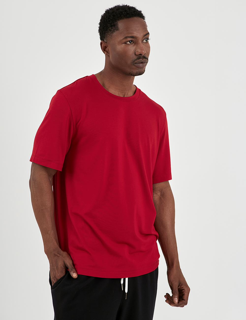 Crew Neck T-Shirt Chilli Red