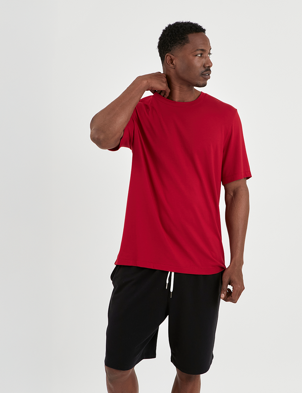 Crew Neck T-Shirt Chilli Red