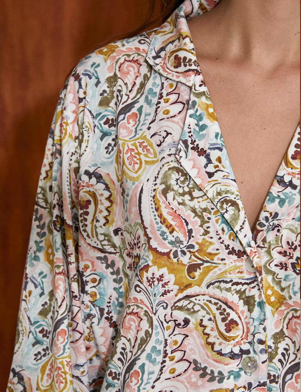 Boyfriend Agnes PJ Set Paisley