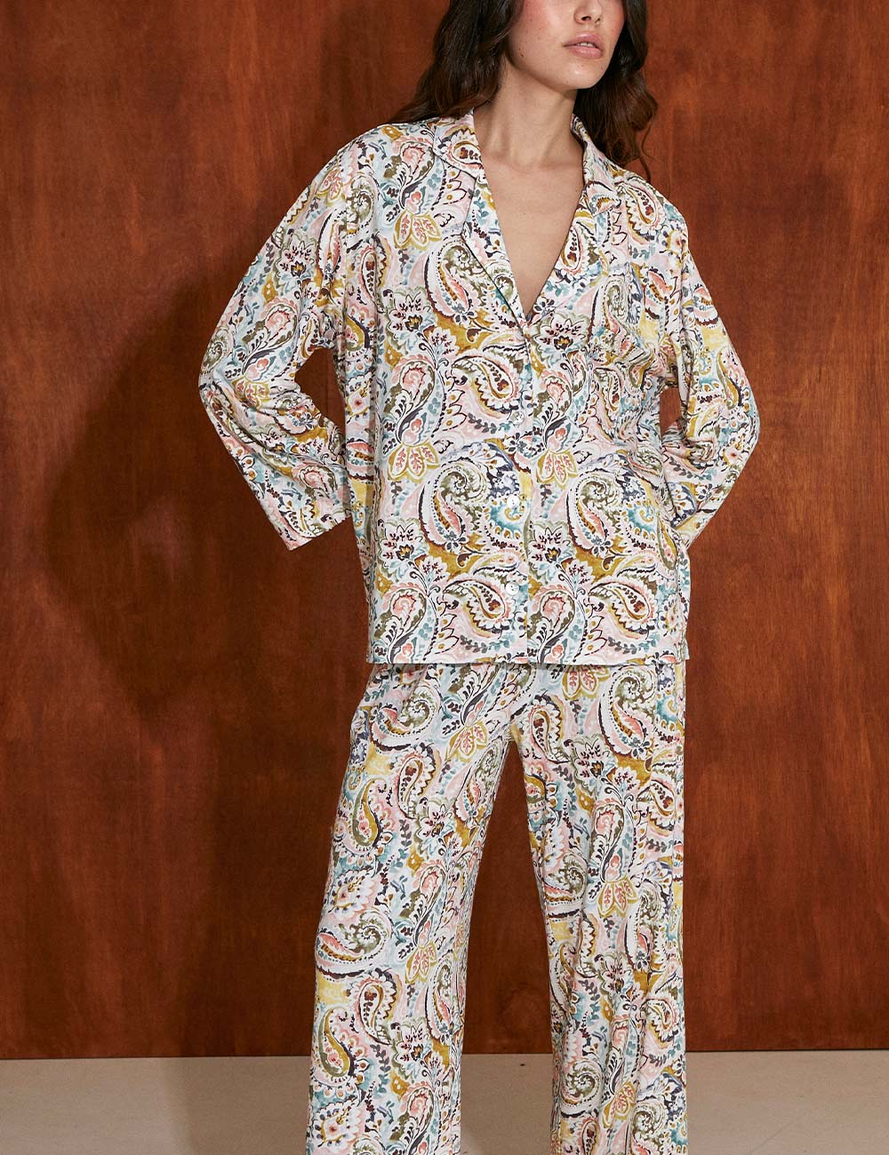 Boyfriend Agnes PJ Set Paisley