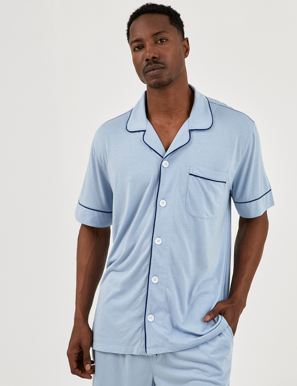 Men PJ Set Short Morning Sky