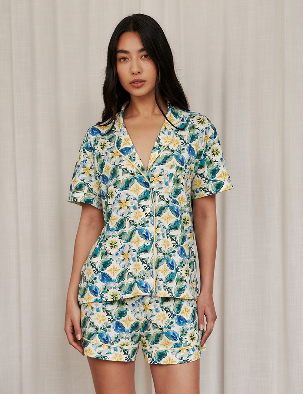 Boyfriend Vera PJ Set Positano