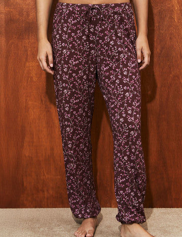 PJ Pant Merlot Bloom