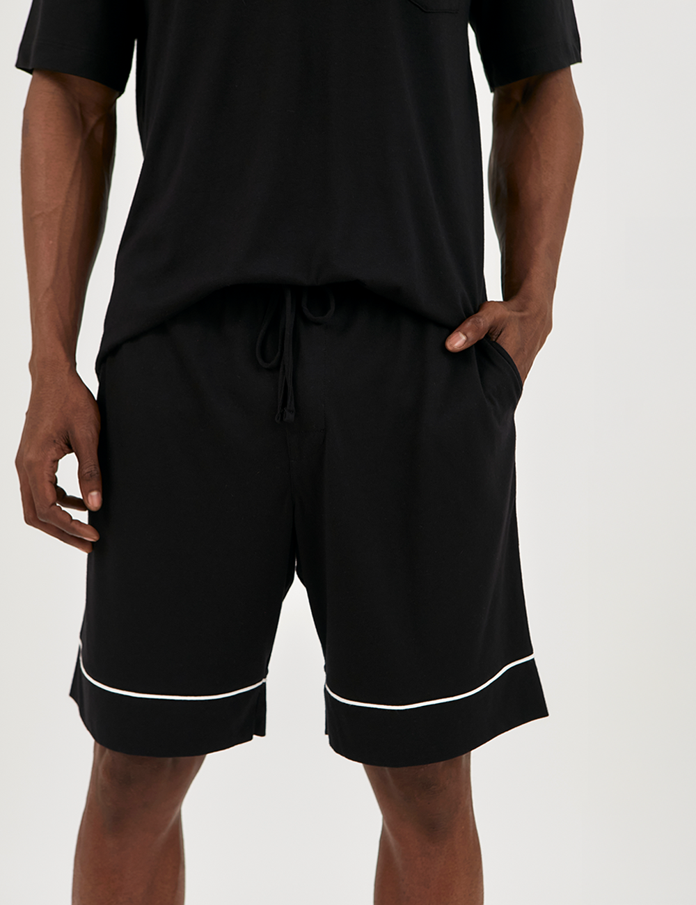 Noah PJ Set Short Black