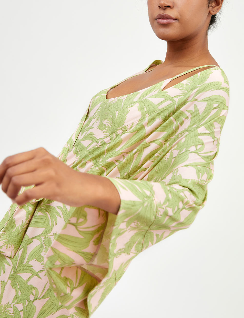 Midi Kimono Palm Trees