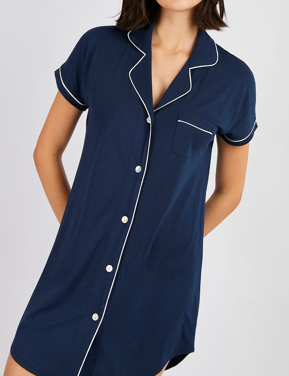 Boyfriend Cami Indigo