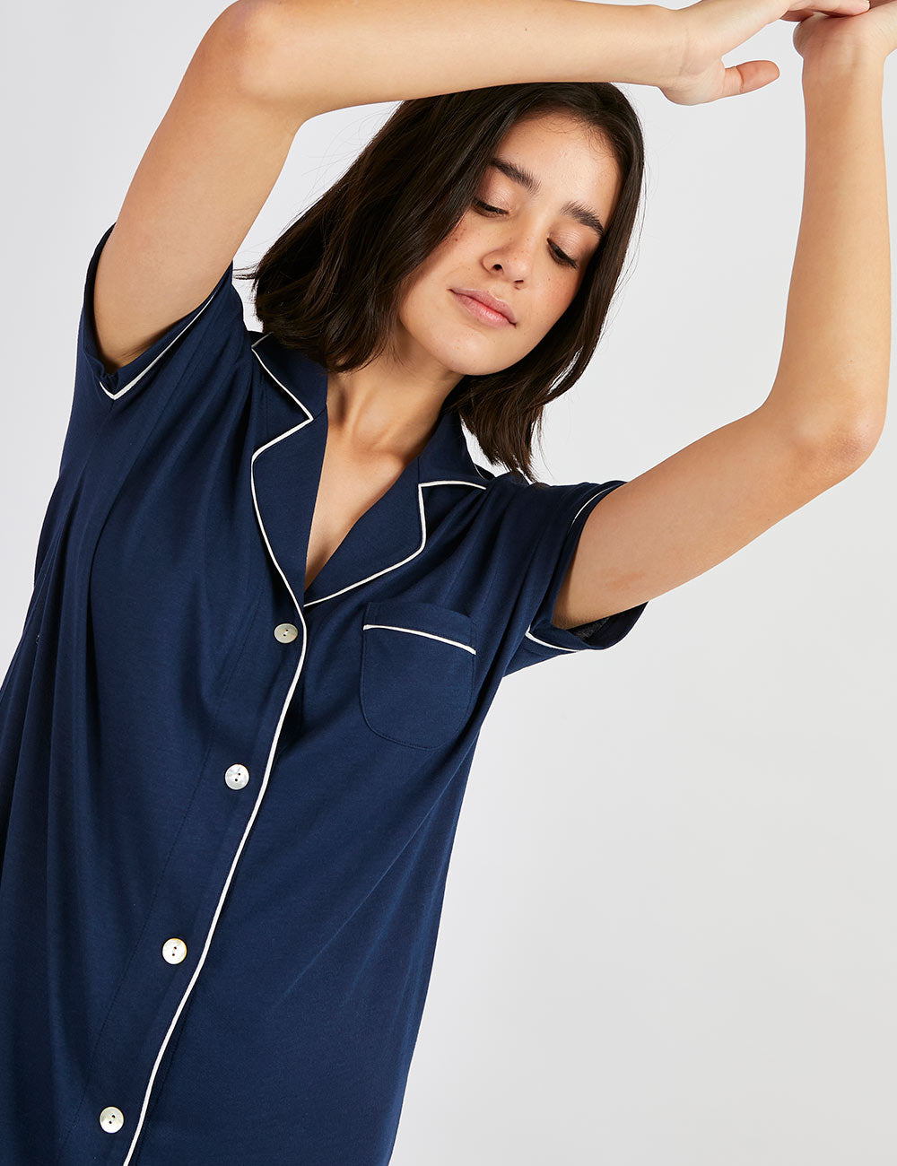 Boyfriend Cami Indigo