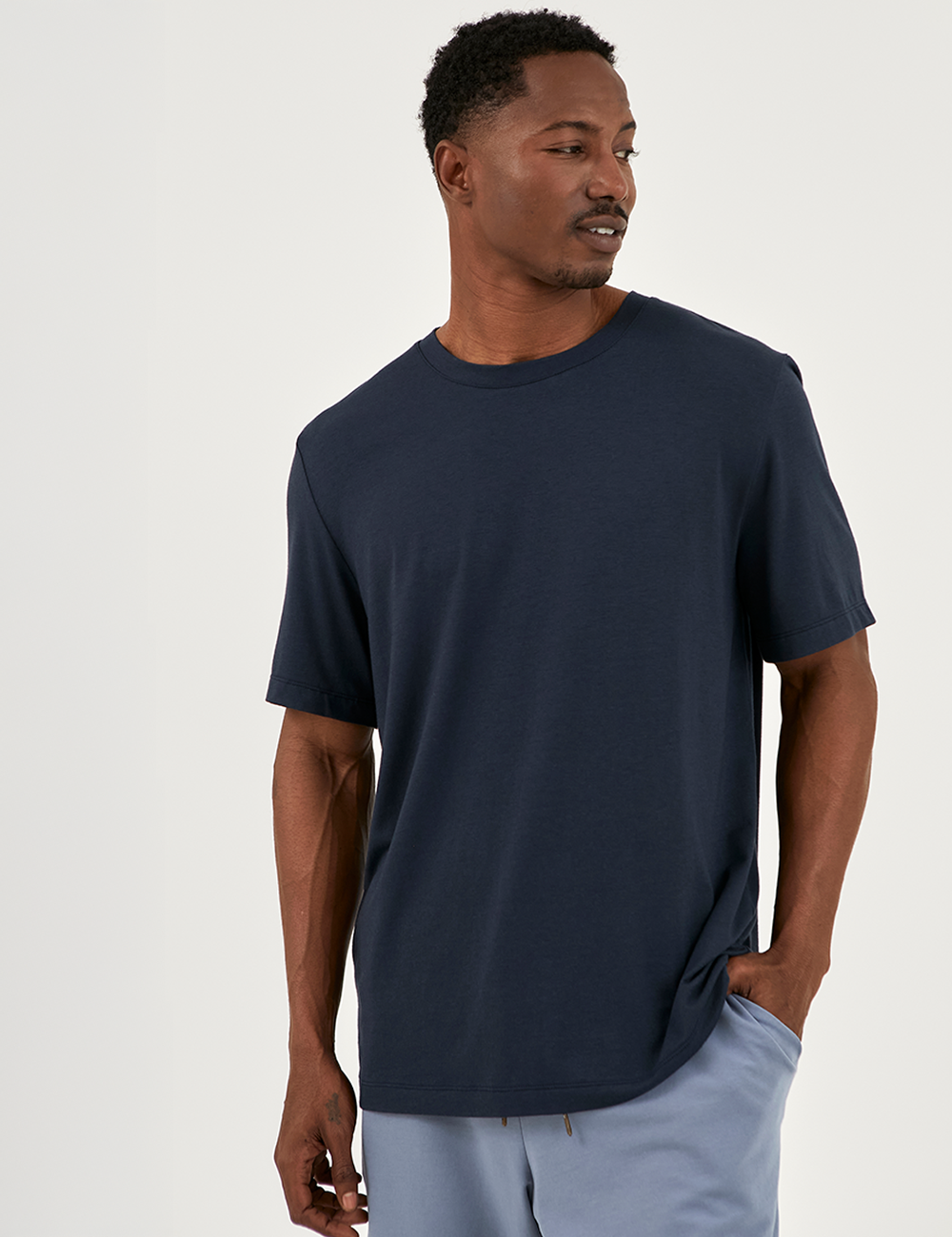 Crew Neck T-Shirt Dark Navy
