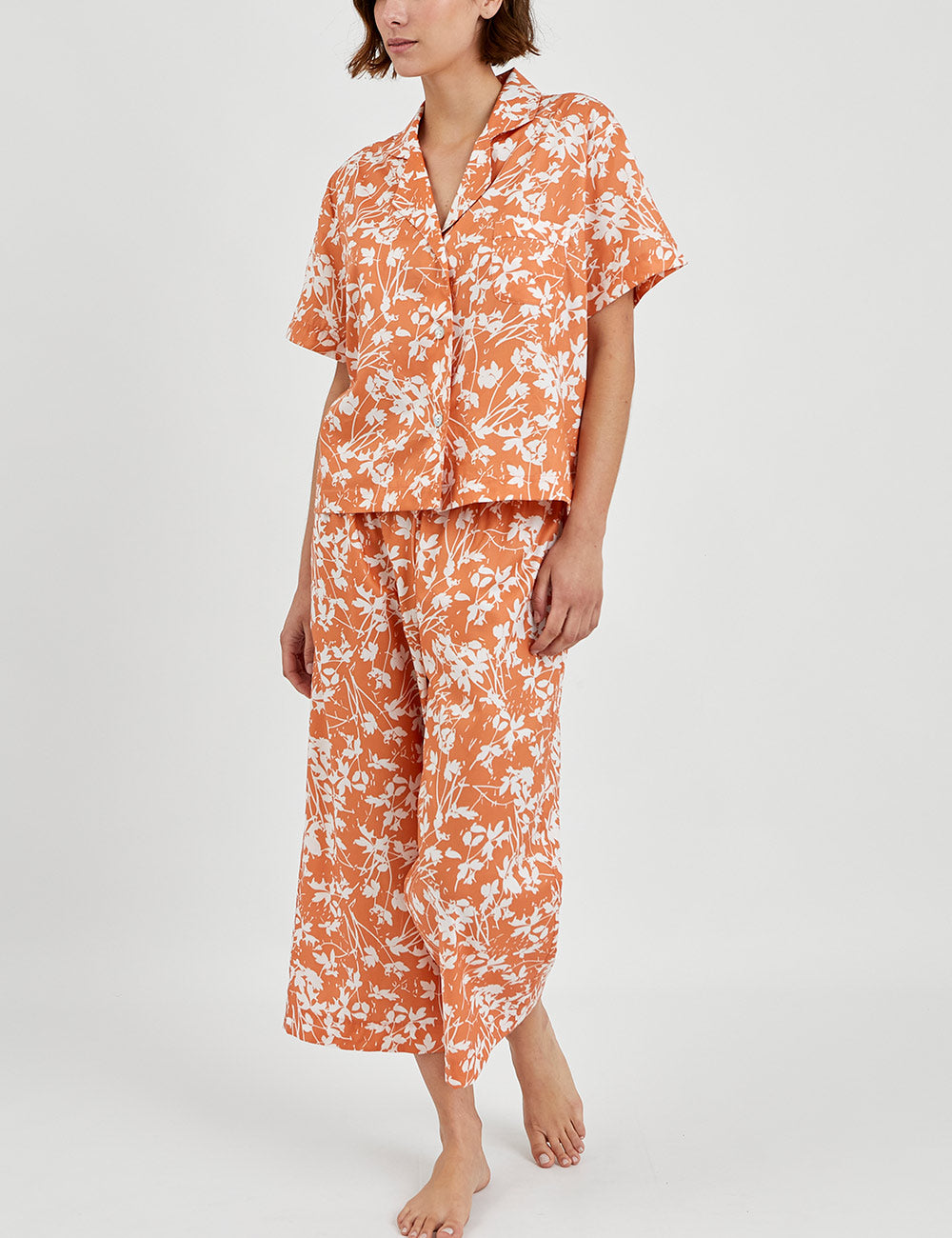 Boyfriend Aria PJ Set Orange Blossom