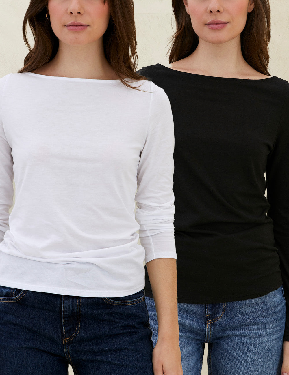 Duo Lina Top Black/White